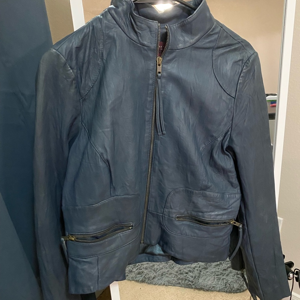 Margaret Godfrey Genuine Leather Jacket